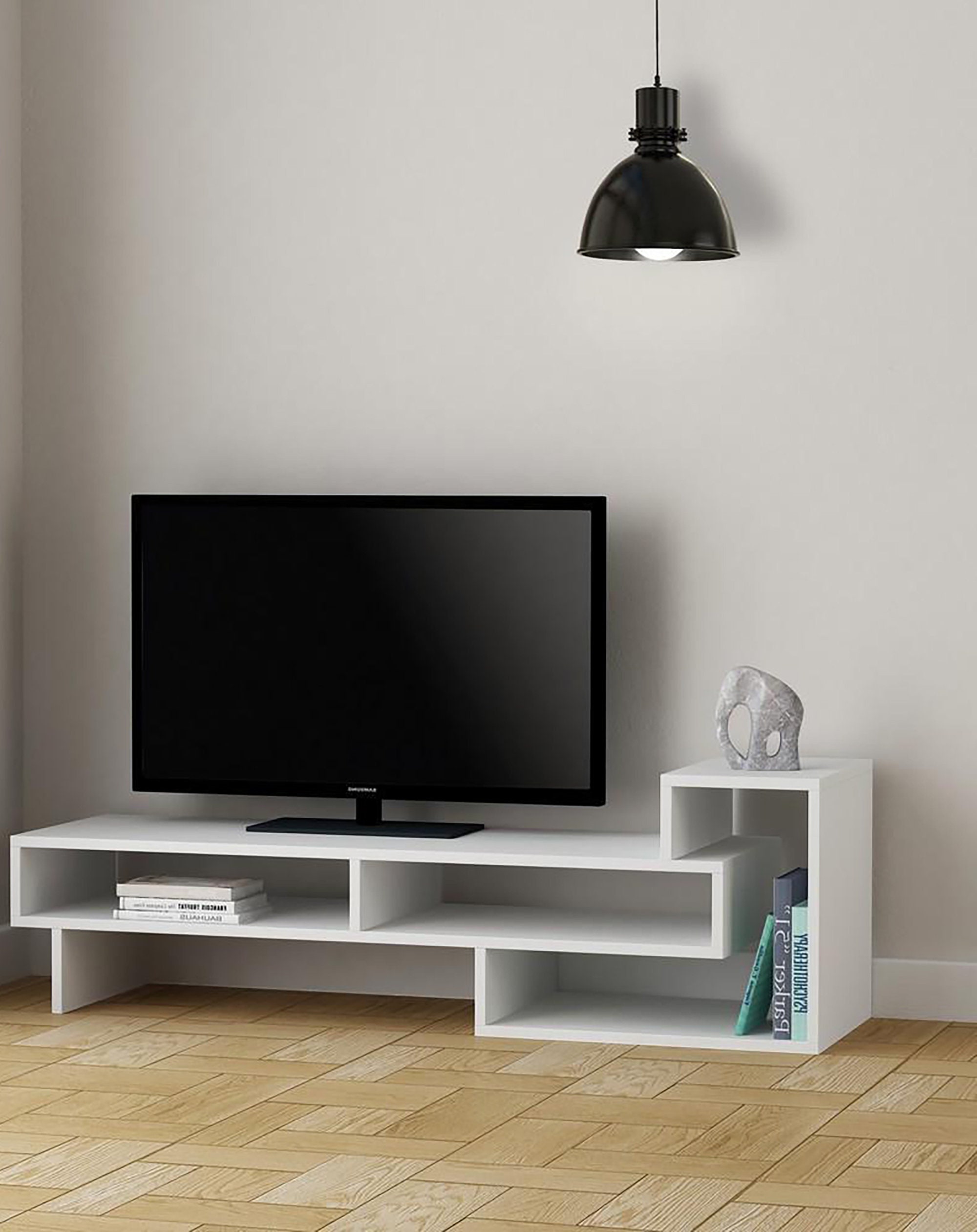 Έπιπλο TV λευκό μοντέρνο - Image 2