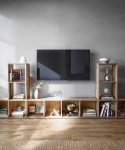 Έπιπλο TV τοίχου λευκό μοντέρνο